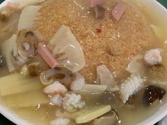 三鲜锅巴-北大地皖峰饭馆