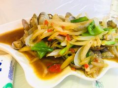 葱姜炒贝-覃记海鲜美食餐厅