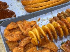劈腿茄子-艳姐东北老式麻辣烫炸串