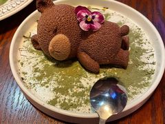 趴趴熊巧克力蛋糕-斯比特花园西餐厅(东方商厦店)