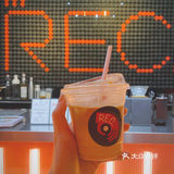 魔都咖啡馆黑橘撞色咖啡店复古金属style