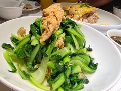 鸡毛菜炒腐衣-玫瑰厅上海菜(兴国路店)