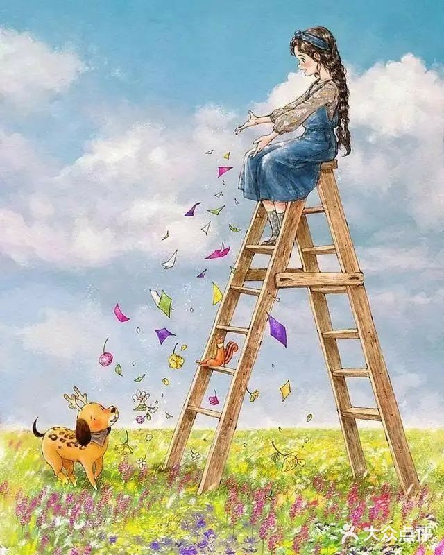 让画笔，呈现那个纯真的你[亲亲]