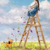 让画笔，呈现那个纯真的你[亲亲]