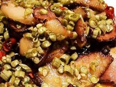 酸豆角炒腊肉-果园
