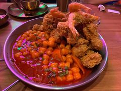 必点炸鸡翅配年糕-HOTISLAND海鸡岛·韩国料理(江南西店)
