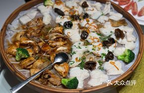 Shunde Bamboo Basket Turtle Seafood Platter