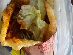 -小红车炸蛋葱油饼