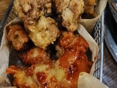 甜辣无骨炸鸡-包装马车·韩国料理·포장마차