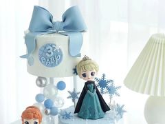 -咖咖熊蛋糕定制·英国蓝风车动物性淡奶油