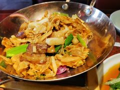 干锅纸片竹笋-绿茶餐厅(蓝色港湾店)
