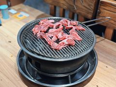 烧烤现场-郁陵岛炭火烤肉(牛王庙店)