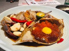 -草家酱蟹炭火烤肉店(珲春南路一店)