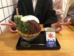 抹茶生乳かき氷-WONDER ICE 萬得冰田(建設路总店)