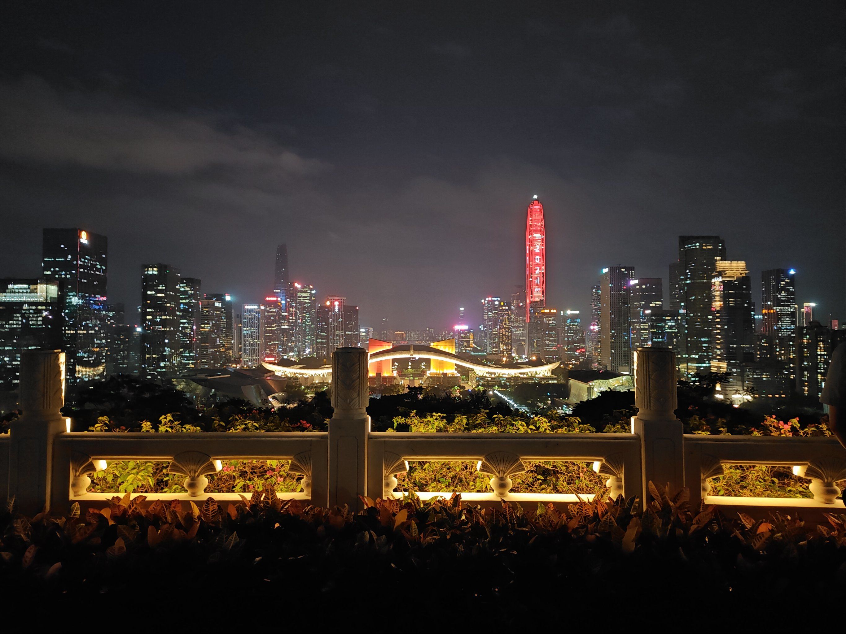 莲花山公园#分享治愈系风景 带你看夜景