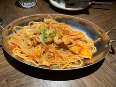 鸡肉坚果菌菇意面-miss pizza