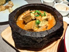 石锅鲜菌黑豆腐-玉玲珑(陆家嘴店)