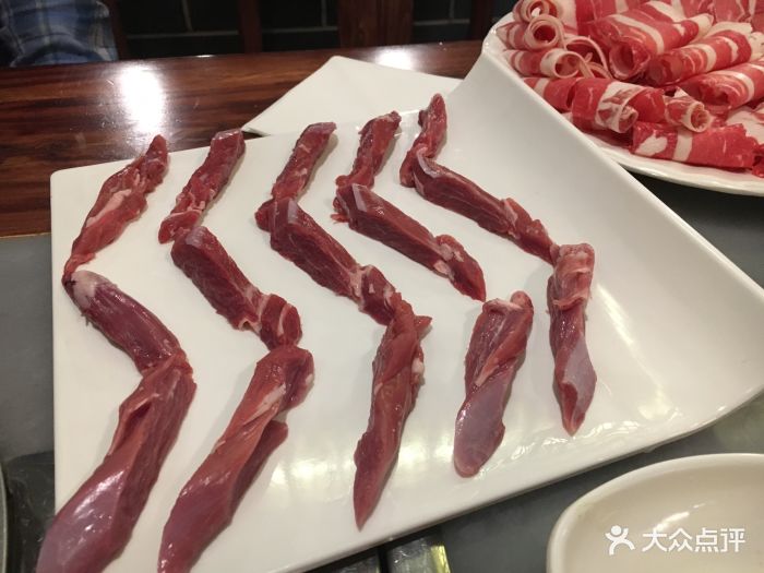 五福门爆肚涮肉(刘家窑店)手切鲜羊瓜条图片