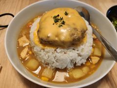 芝士牛肉汉堡咖喱饭-红小满休闲餐厅(十全街店)