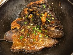 锅烧深海碟鱼头-大份-开海·红岛海鲜虾水饺(石老人店)