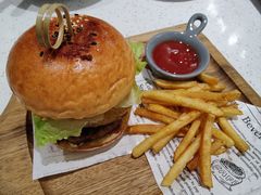 原味爆juice牛肉汉堡-tato