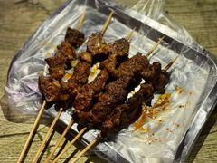 -劳动公园新疆人烤腰子