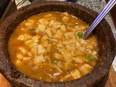 石锅鸡汤豆腐-绿茶餐厅(乐峰广场店)