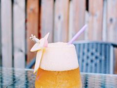 蘋果啤梨鮮打綠茶-layback cafe & bar