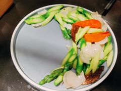 九年百合爆鲜蔬-北京王府井希尔顿酒店·秦唐中餐厅Chynna