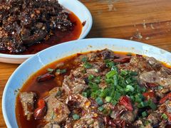水煮牛肉片-九九牛肉馆(南山路店)