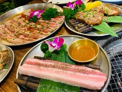 -明洞阿姨·韩式酱蟹烤肉·创意料理(三元桥店)