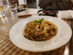 罗勒松子青酱鸡肉意面-秘密小花园(第三中学店)