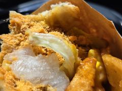 -小红车炸蛋葱油饼