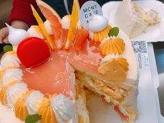 香橙柚柚奶油蛋糕-浮光之丘MontCake生日蛋糕(花牌坊店)