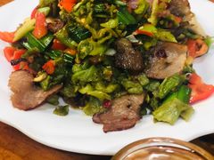 干莴苣炒腊肉-湖南湘菜馆(东湘缘二店)