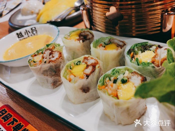 越小品·越南餐厅(高德置地店)芒果鱼柳米纸卷图片