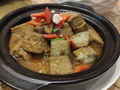 秘制手工打黑豆腐-一丰园鱼馆