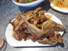 干炸黄花鱼-华盛园卷子王农家菜水库鱼
