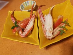 水煮螃蟹配醋-蟹道乐(道顿堀本店)