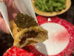 和牛鸭肝松露春卷佐鱼子酱-老乾杯和牛烧肉(王府中环店)