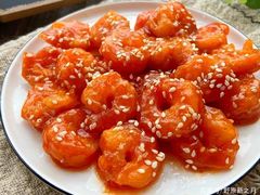 糖醋虾仁-昆师傅饭庄