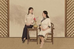 -时光纪亲子全家福照相馆(静安店母女写真父母纪念照)