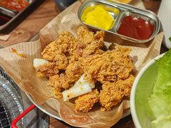 -明洞阿姨·韩式酱蟹烤肉·创意料理(三元桥店)