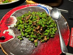 榄菜肉沫炒四季豆粒-粤·向群饭店(二沙岛店)