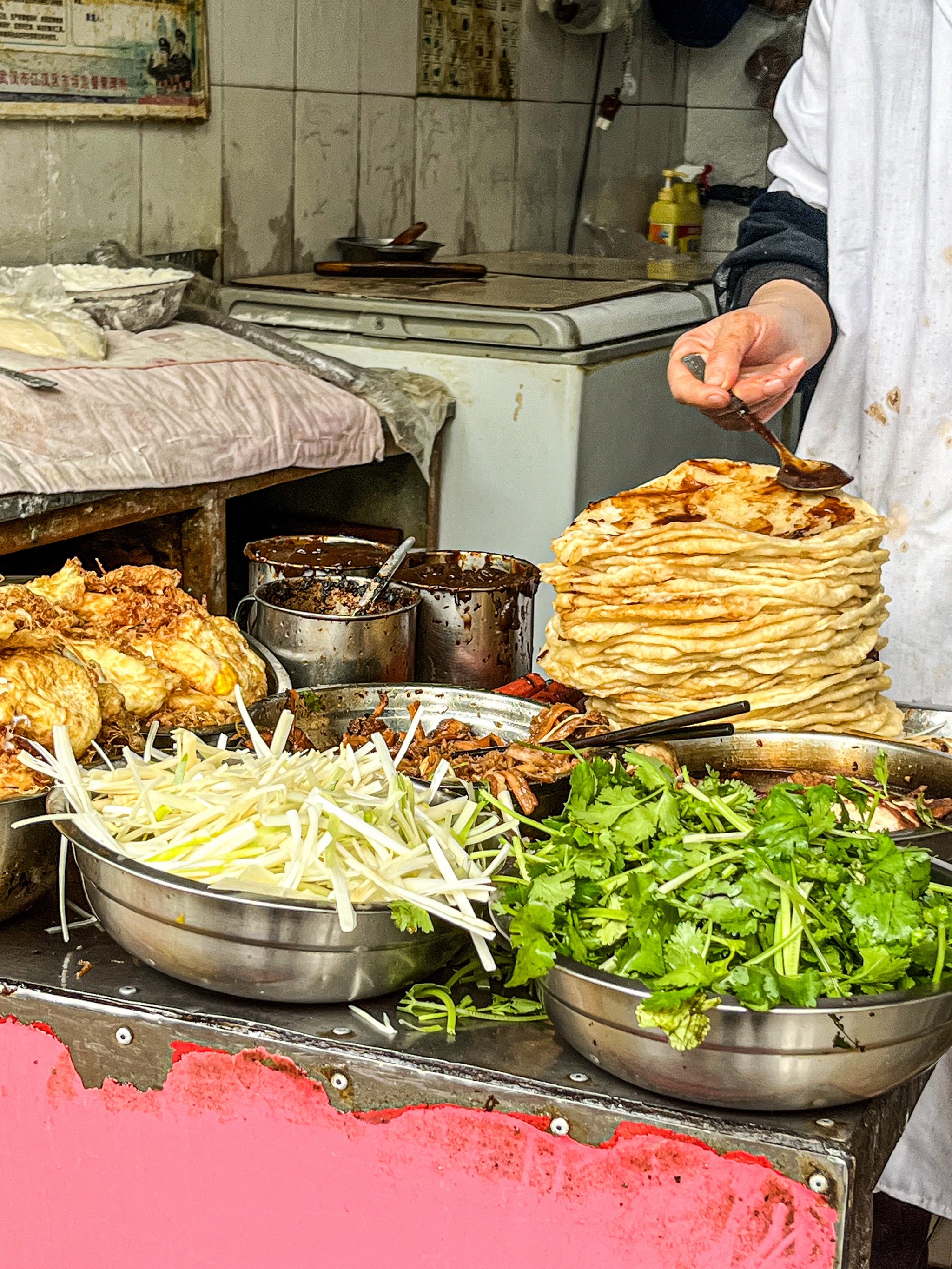 杜哥卤肉卷饼图片