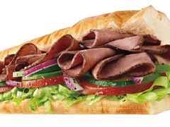 黑胡椒厚切牛肉三明治-SUBWAY赛百味(浦东机场店)
