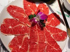 手切鲜牛肉-禄婶鸡煲·打边炉