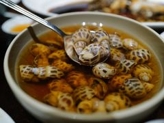 古越陈酿煮花螺-杭州西子湖四季酒店·金沙厅