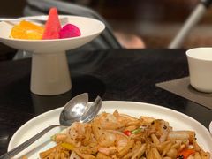 豉汁海鲜菇炒虾球-浙江安吉JW万豪酒店·万豪中餐厅