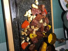 田园澳洲骰子牛肉-蜜桃花开·中西融合菜E&W(南长街店)